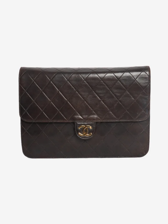 Chanel Black vintage 1997 lambskin Timeless Classic Flap bag in Black Lambskin from Sign of the Times