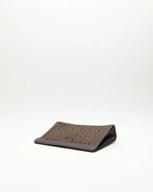 Celine C Horse Carriage Clutch Bag in Canvas from A Retro Tale, photo 5 of 9