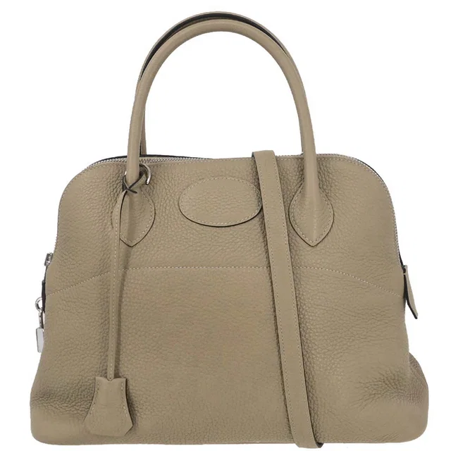 Hermès 2017 Trench Taurillon Clemence Bolide 31 2way Shoulder Handbag in Clemence leather from AMORE Vintage Tokyo