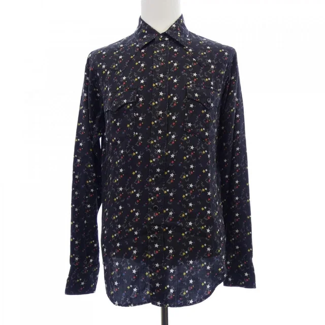 Saint Laurent Shirt Black in Black from The Reluxe