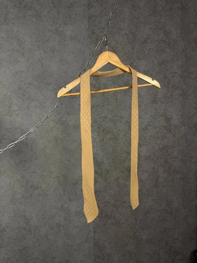 Lanvin Vintage Tie in Beige in white|neutral from Grailed