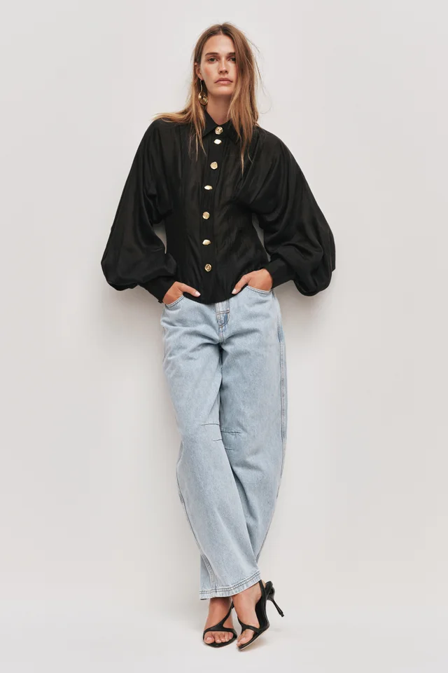AJE Alexa Shirt in Black from Aje, photo 1 of 1