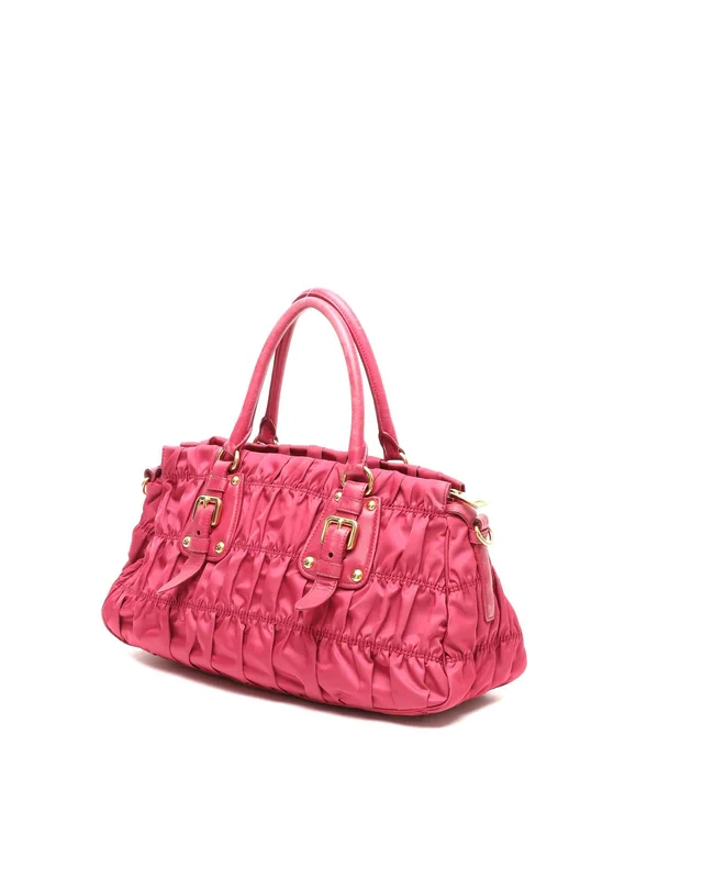 Prada Tessuto Gaufre Shoulder Bag in Nylon from A Retro Tale, photo 3 of 9