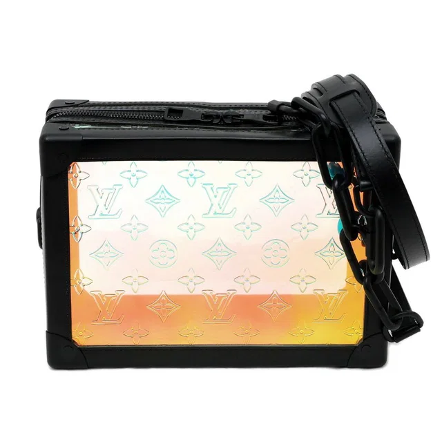 Louis Vuitton Monogram Rythme Soft Trunk Shoulder Bag Black in Black Leather from The Reluxe
