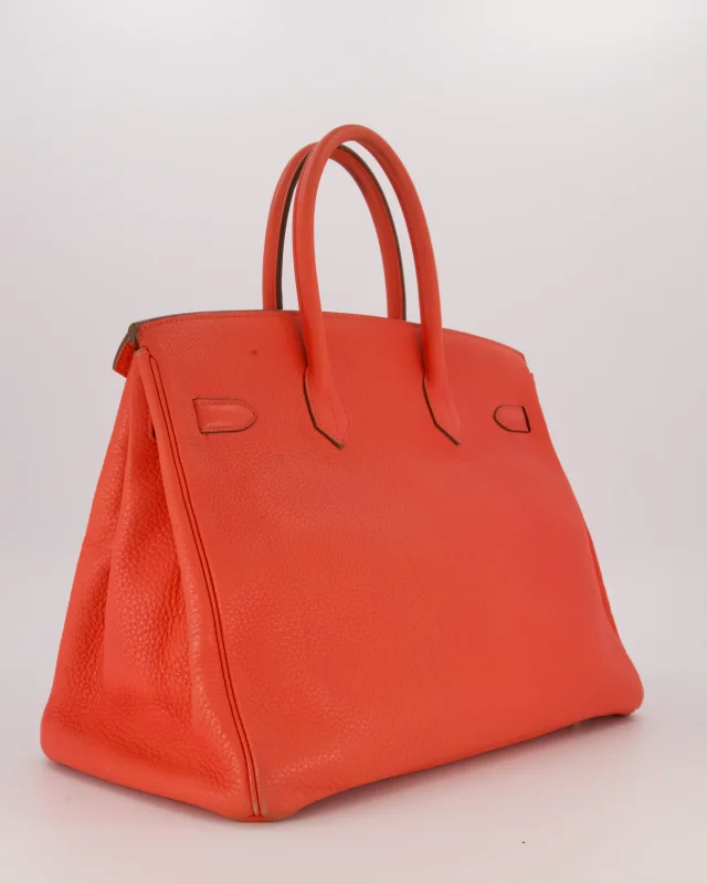 Hermès Birkin Retourne 35 Bag in Pink Togo leather from Sellier, photo 7 of 21