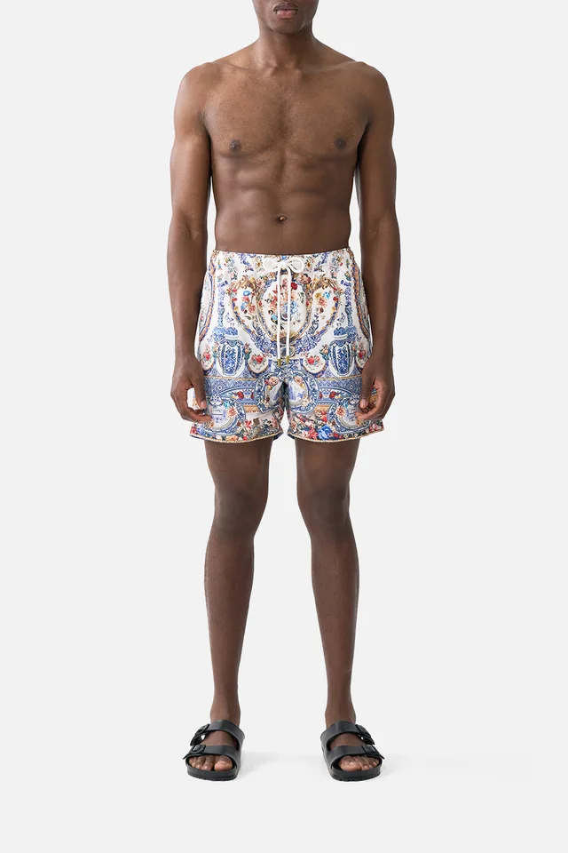 Camilla eBoutique MID LENGTH BOARDSHORT WITH ELASTIC WAIST THE POTTERY PARLOUR from CAMILLA, photo 1 of 1