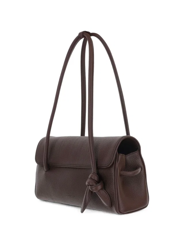 Jacquemus Shoulder Bag — Brown in Brown Caviar leather from HEWI