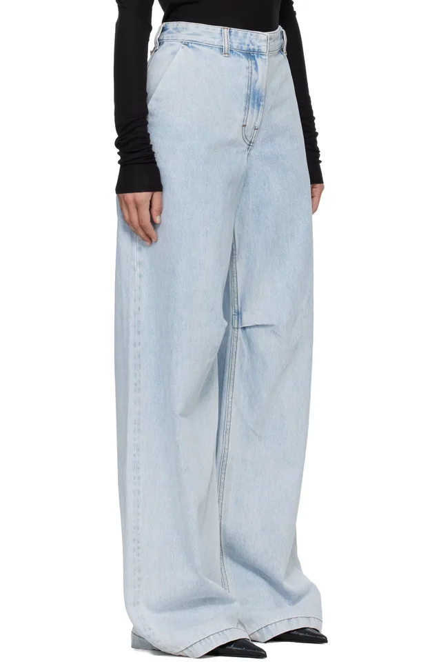 Entire Studios Blue Dem Jeans, photo 2 of 4 from SSENSE