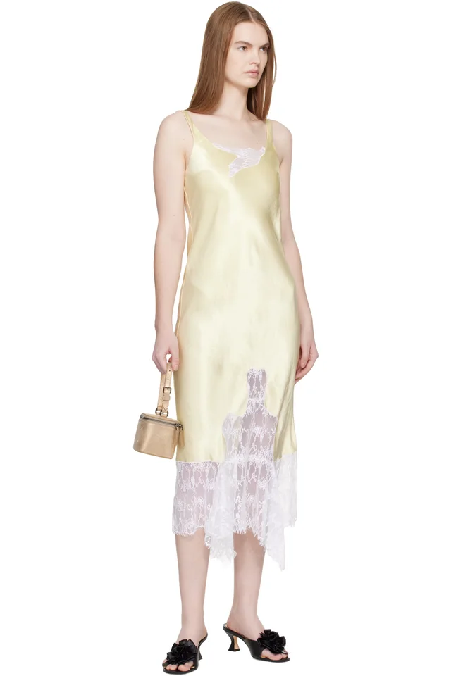Collina Strada Yellow Anemone Midi Dress, photo 4 of 4 from SSENSE