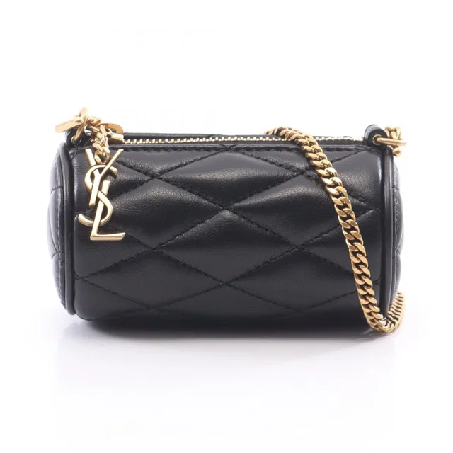 Saint Laurent Shoulder Bag Micro Sade Leather in Leather from The Reluxe