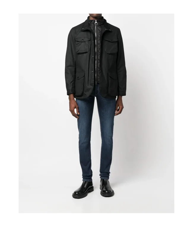 Barbour Ogston High-Neck Waxed Jacket, photo 4 of 6 from SENSER