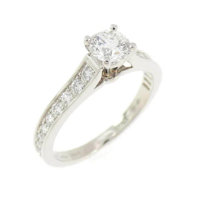 Cartier 1895 Solitaire Platinum Diamond Ring Size 9 from LuxUness