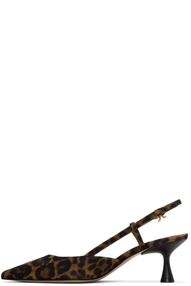 Gianvito Rossi Brown Ascent 55 Heels, photo 3 of 5 from SSENSE