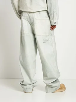 Objects Iv Life High-waist wide-leg jeans in 100% Cotton, photo 3 of 5 from LUISAVIAROMA