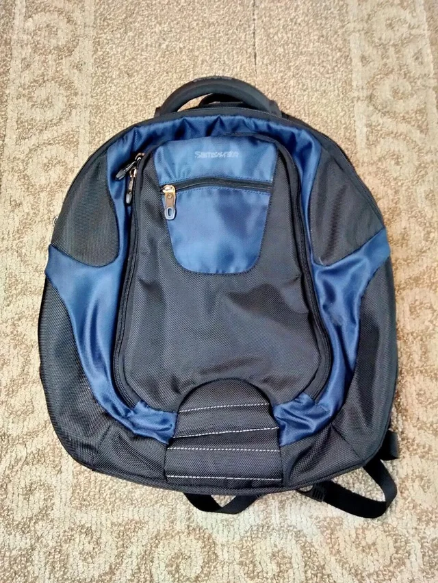 Samsonite Tectonic Laptop Backpack Black And Blue Medium in blue from Poshmark