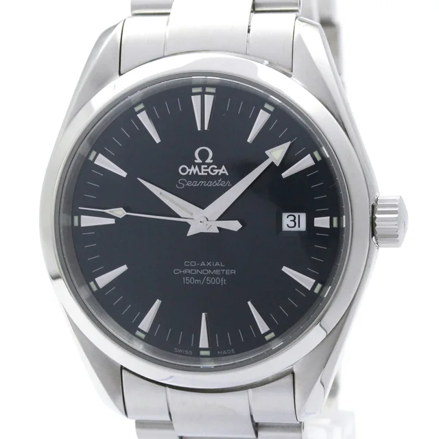 Omega Seamaster Aqua Terra Co-Axial Automatic Watch 2503.80 Polished in Blue from Elady
