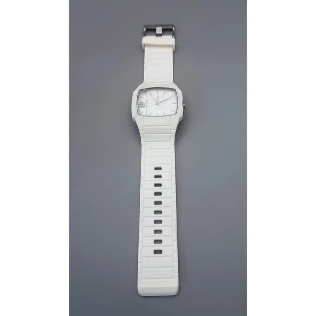 Diesel Dz-1383 White Watch Not Working Cracked Crystal Parts Repair in neutral|white|brown Resin from Poshmark