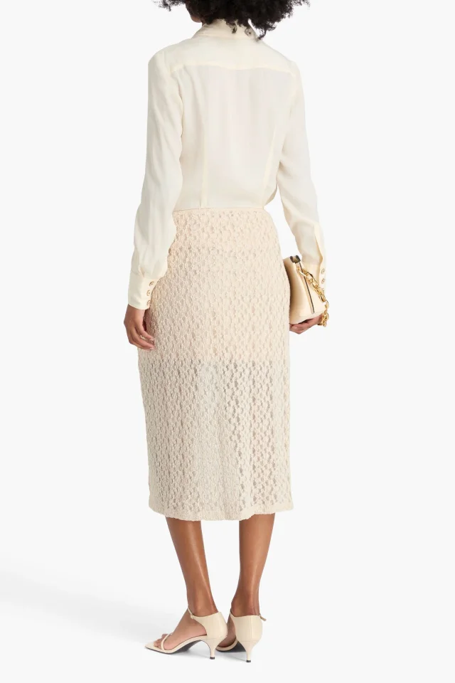 Zimmermann Crepe de Chine Button-Down Shirt, photo 3 of 4 from THE OUTNET