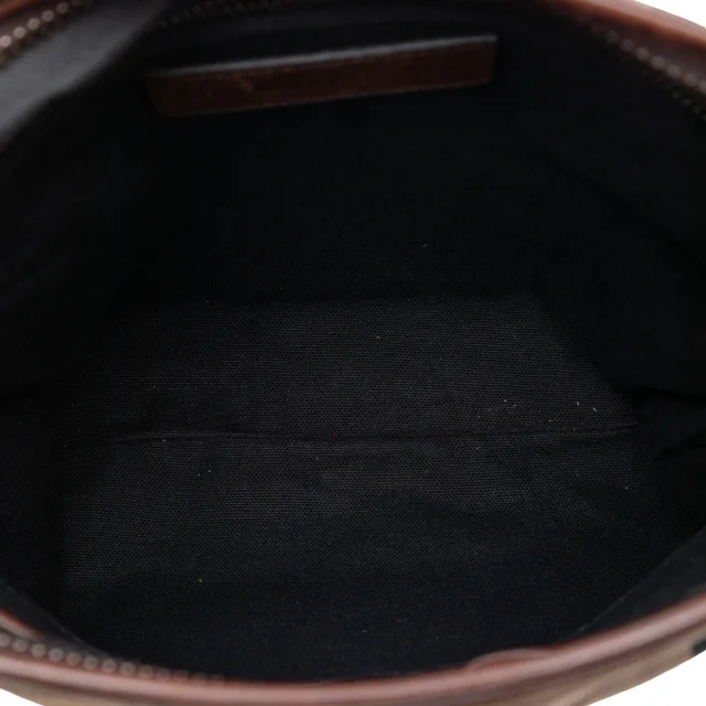 Beige Burberry Exploded Check Canvas Crossbody in Beige Canvas from Designer Revival, photo 4 of 6