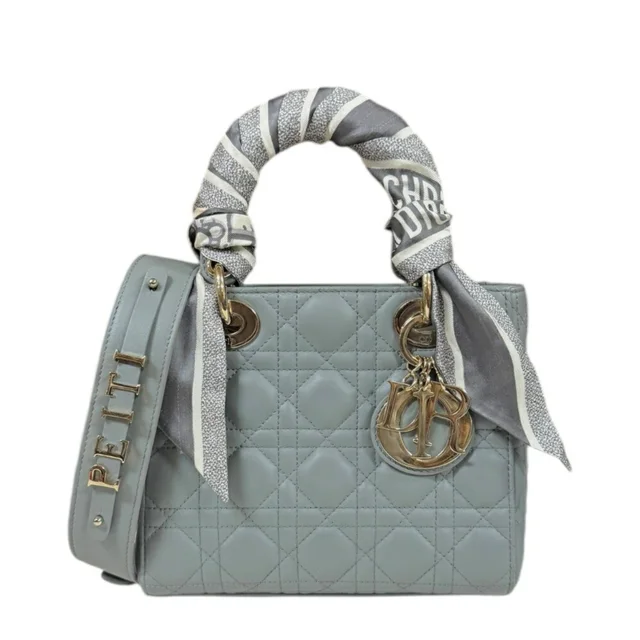 Lady Dior handbags, wallets & cases in Leather from The Brand Collector