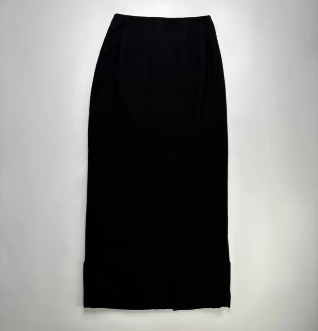 Avant Garde Comme Des Garcons Wool Maxi Skirt in black Wool from Grailed