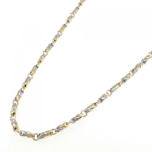 Bvlgari Passo Doppio 18K Yellow Gold Stainless Steel Necklace in Yellow from LuxUness, photo 2 of 2