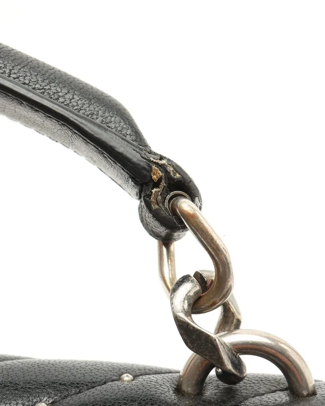 Saint Laurent Studded College Bag in Leather from A Retro Tale, photo 8 of 10