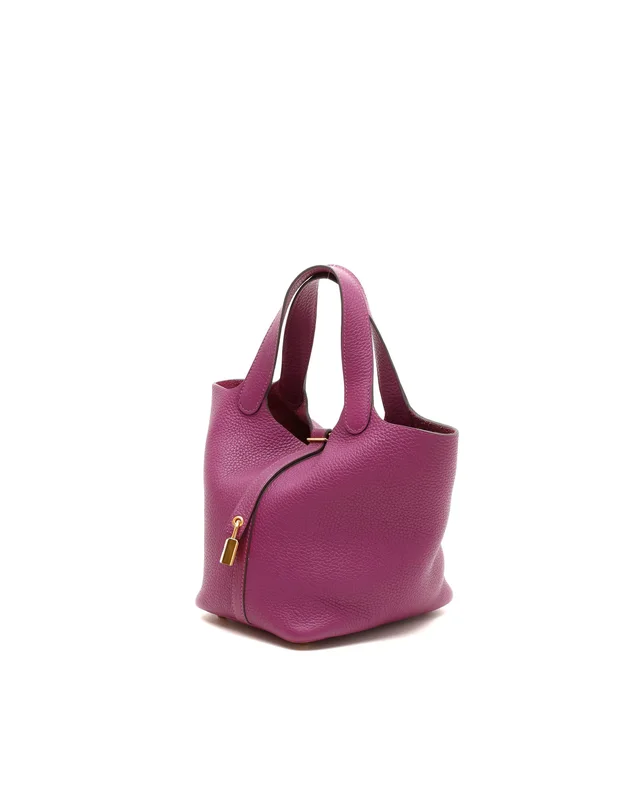 Hermès Taurillon Clemence Picotin 18 Anemone Bag in Clemence leather from A Retro Tale, photo 2 of 8