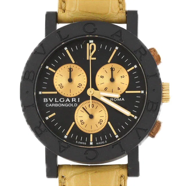 Bvlgari Carbon Gold ROMA LIMITED Quartz in Gold from LuxUness