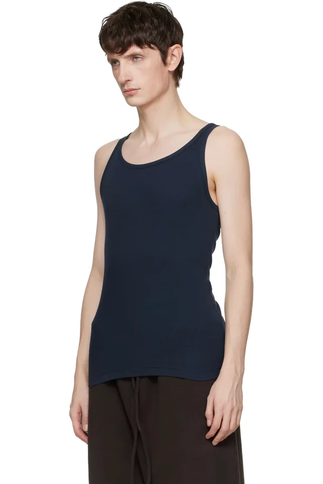Three-Pack Multicolor Skims Cotton Rib Tank Tops, photo 5 of 6 from SSENSE