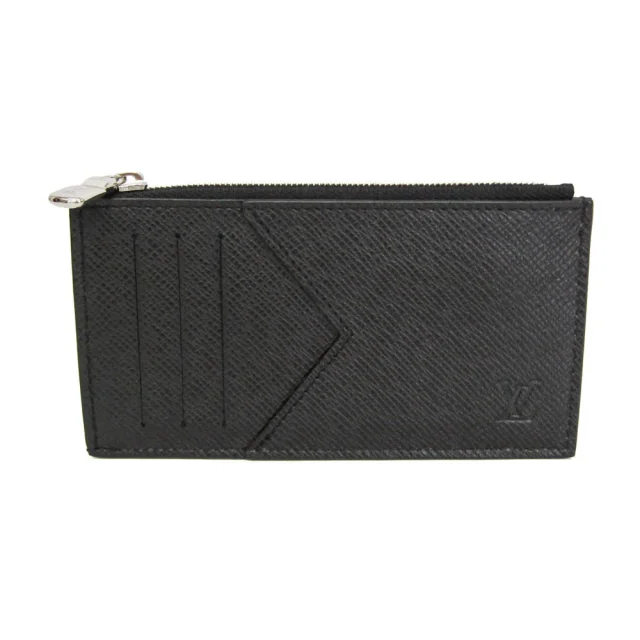 Louis Vuitton Taiga Coin Card Holder M62914 Men's Taiga Leather Coin Purse/coin Case Ardoise in Ardoise Taiga leather from Elady