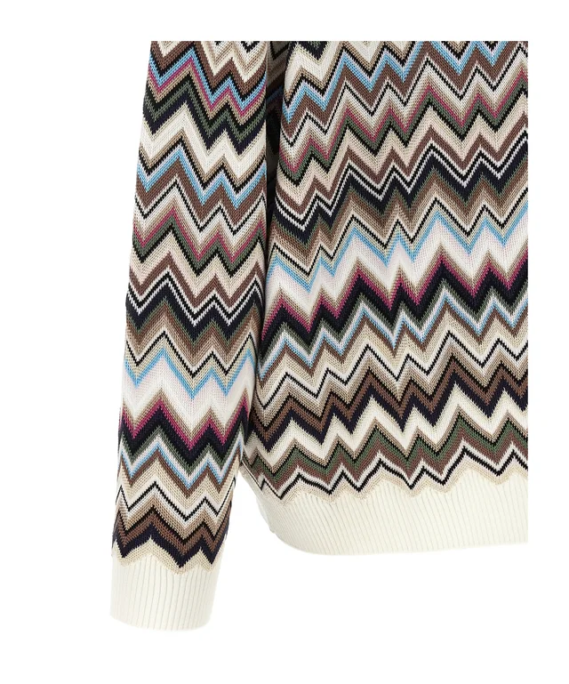 Missoni Oversized Zig Zag Polo Shirt, photo 5 of 6 from SENSER