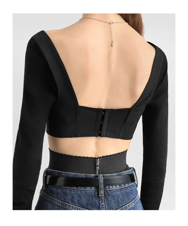 Dolce & Gabbana satin bustier top, photo 5 of 5 from SENSER