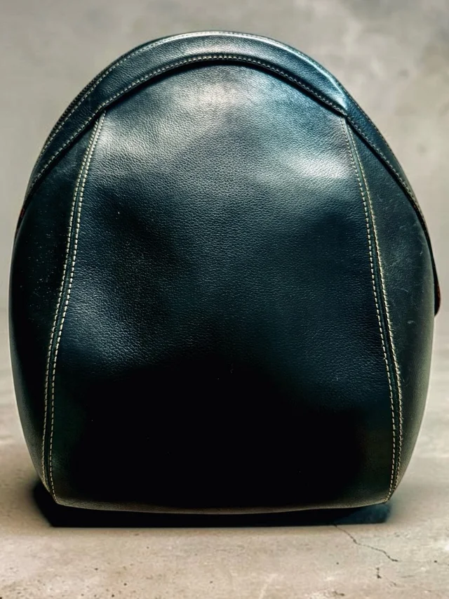 Delvaux Amiti Backpack Authenticated Vintage With Coa Rare! in black Leather from Poshmark, photo 1 of 1