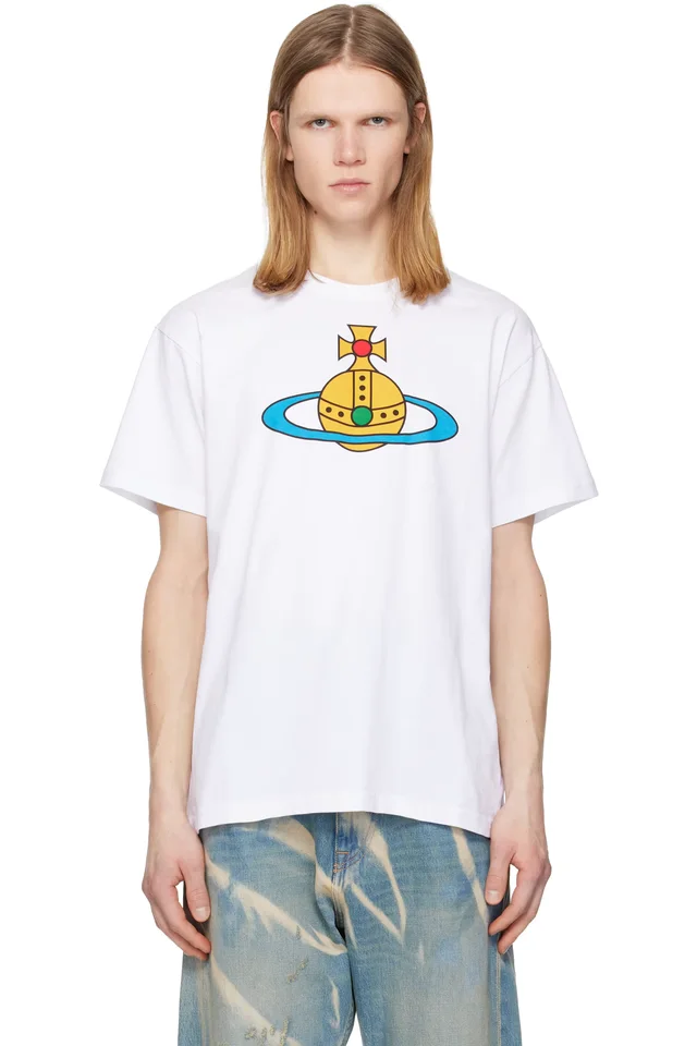 White Oversized Orb Classic T-shirt