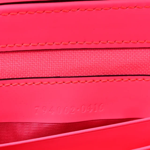 Gucci GG Rubber effect Super Mini Bag Pink in Pink Calfskin from FASHIONPHILE, photo 7 of 10
