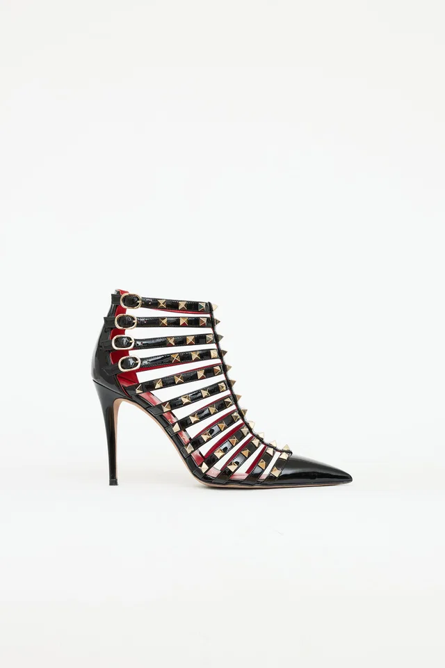 Valentino Garavani Alcove Caged Pump in Patent leather from VSP Consignment