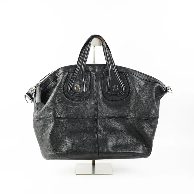 Givenchy Nightingale Medium Black in Black Leather from The Purse Affair