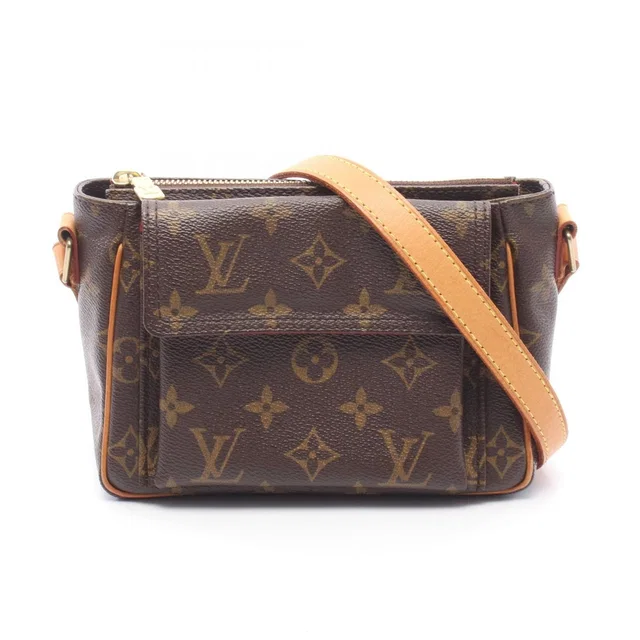 Louis Vuitton Shoulder Bag PM Canvas Leather PM in Canvas from The Reluxe