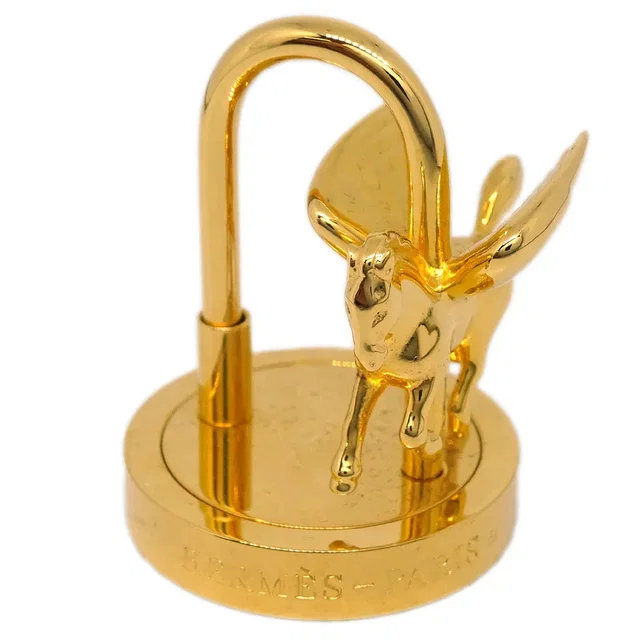 Hermès 2007 Entrez dans la danse! Pegasus Cadena Gold Small Good in Gold from AMORE Vintage Tokyo