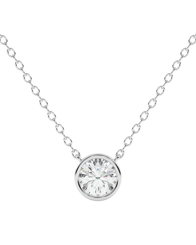 Lab Grown Diamonds 14K 0.50 ct. tw. Lab-Grown Diamond Necklace, image 1 of 1 from Rue La La