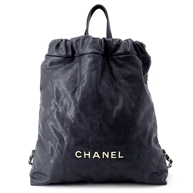 Chanel CHANEL22 Backpack NavyAS3313 Caviar Leather Size Large in Caviar leather from GALLERY RARE