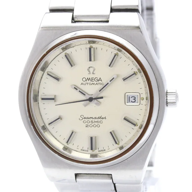 Omega Seamaster Cosmic 2000 Cal 1012 Steel Automatic Mens Watch 166.135 in Silver from Elady