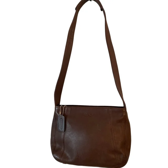 Coach Vintage #4186 Lexington Zip Mahogany Brown Leather Shoulder Bag in brown|red Leather from Poshmark