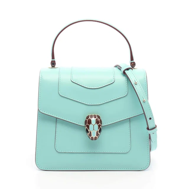 Bvlgari Serpenti Forever Calf Leather 2way Handbag in Calfskin from LuxUness