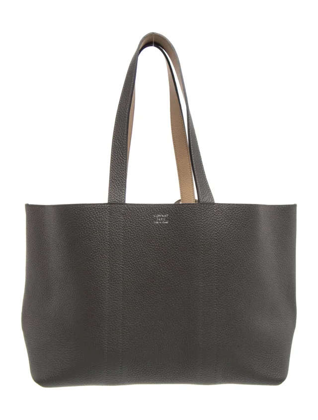 Moynat Leather Reversible Duo in gray Leather from The RealReal