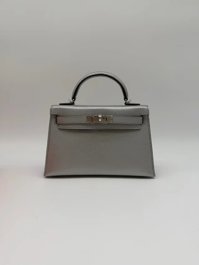 Hermès Mini Kelly Argentee Palladium Hardware from Luxury Promise, photo 2 of 11