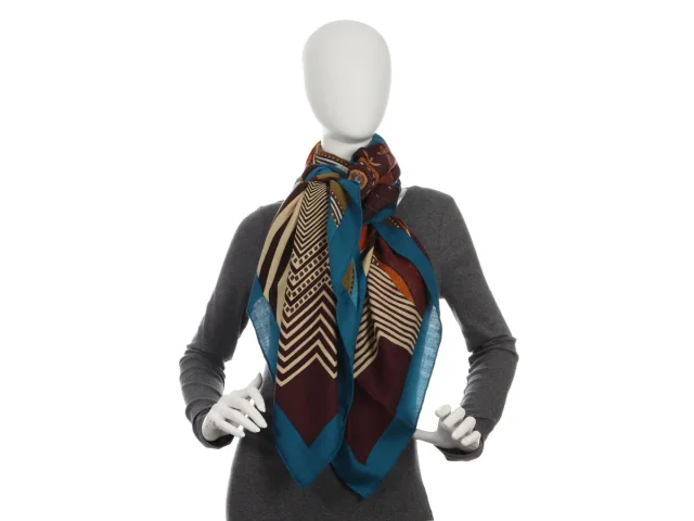 Hermès Coupons Indiens Cashmere Silk Shawl 140cm in Silk from Ann's Fabulous Finds, photo 1 of 1