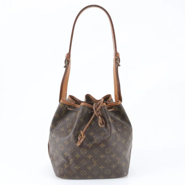 Louis Vuitton Monogram Petit Noe Leather Shoulder Bag Tote in Leather from The Reluxe