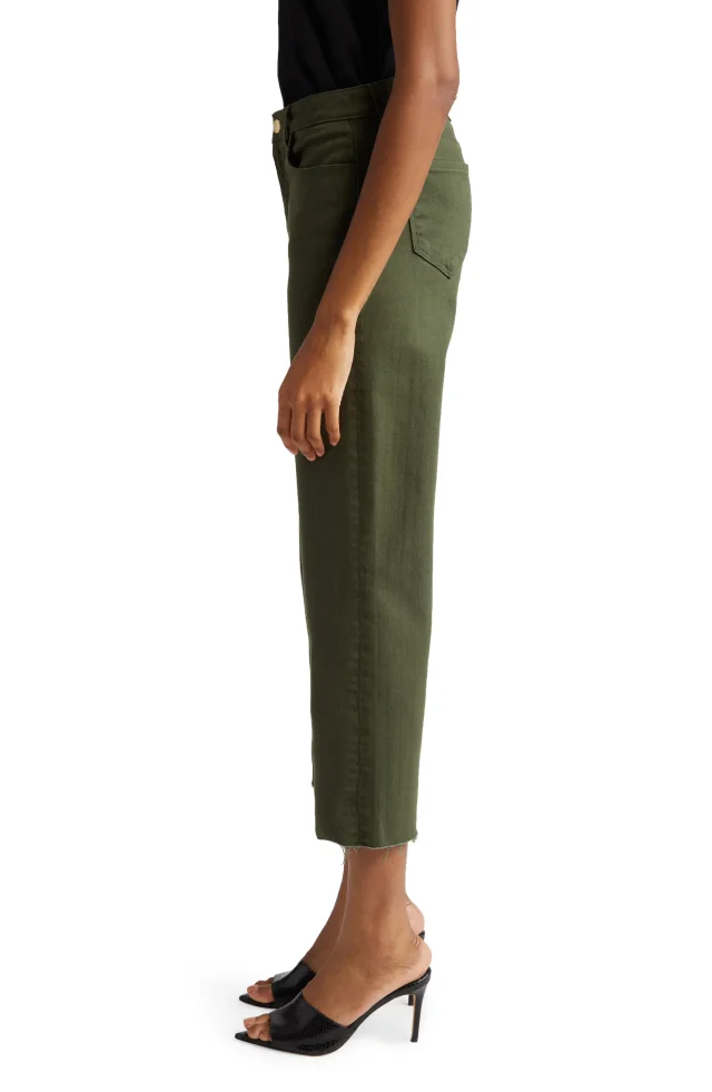 L'AGENCE Wanda High Waist Crop Wide Leg Jeans, photo 4 of 12 from Nordstrom Rack